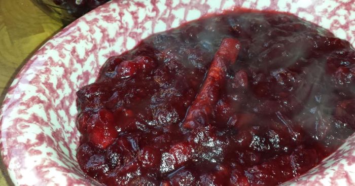 Cranberry sauce orange zest recipe