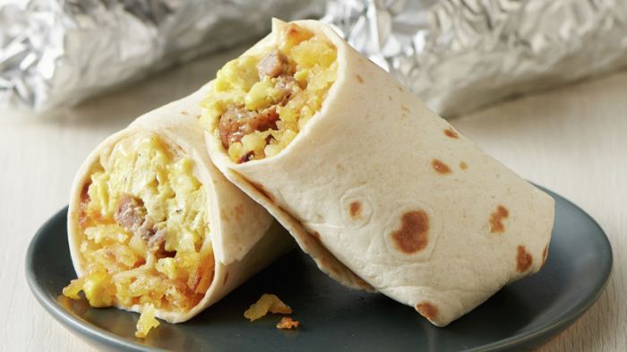 Breakfast burritos sausage freezer egg recipe salsa recipes simplyrecipes eggs