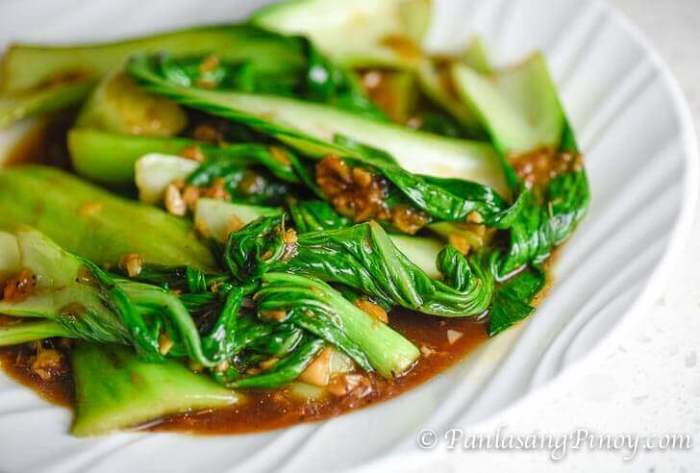 Bok choy oyster sauce recipe