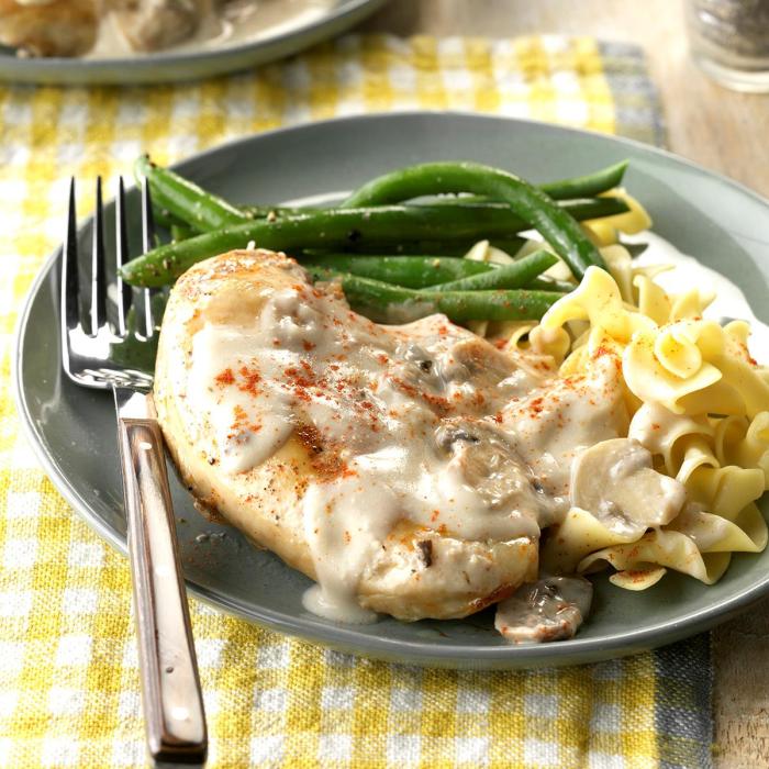 Creamy chicken sauce recipe