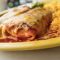 Chicken Chimichanga Recipe with Cheese Sauce