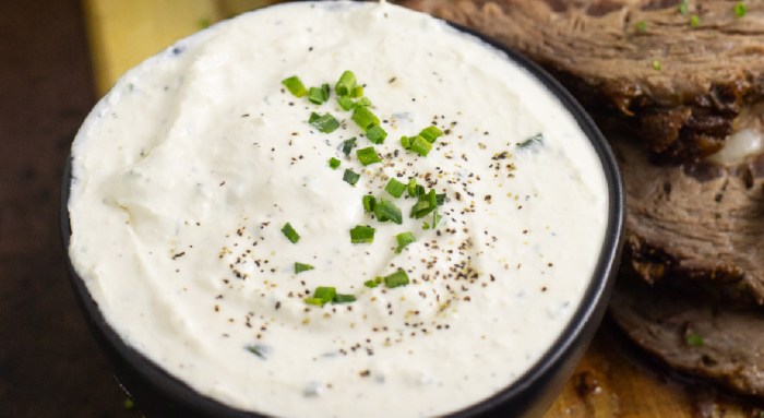 Creamed horseradish sauce recipe