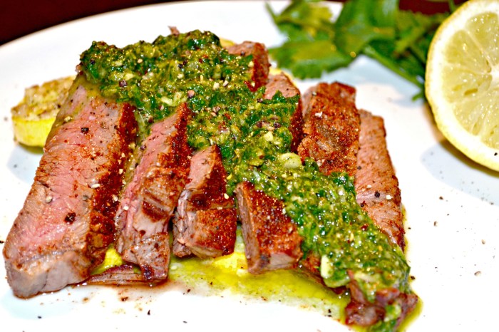 Chimichurri steak sauce recipe