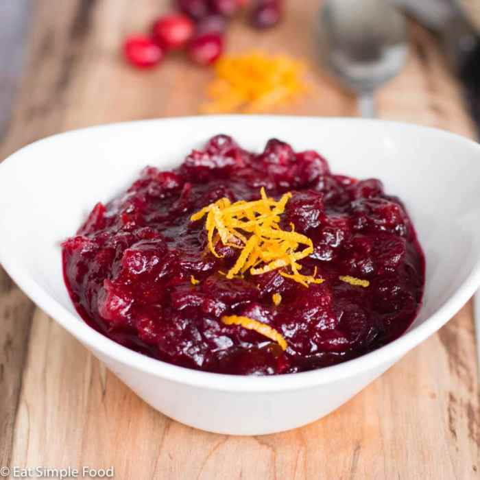 Cranberry and orange sauce recipe