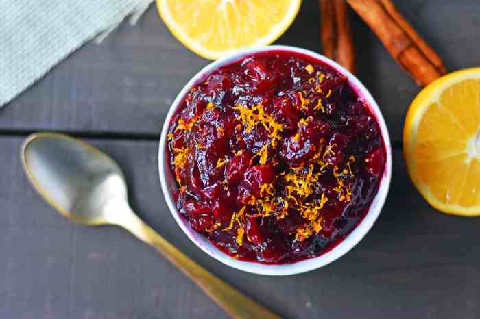 Cranberry sauce with orange recipe