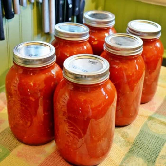 Canned tomato spaghetti sauce recipe