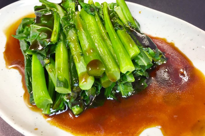 Chinese broccoli with oyster sauce recipe