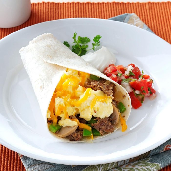 Breakfast burrito sauce recipe