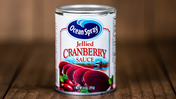 Cranberry sauce from canned cranberries recipe