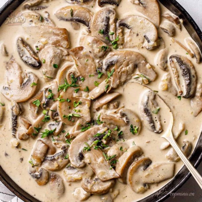 Easy recipe for mushroom sauce