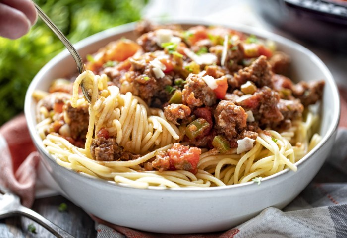 Easy spaghetti meat sauce recipe